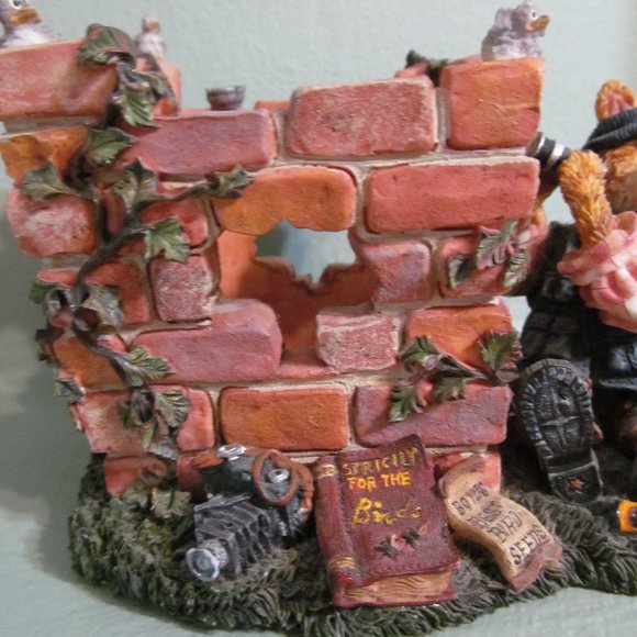 Boyds Bears - Audubon P. Pussywillow Birdwatcher - Votive Candle Holder - Picture 10 of 16